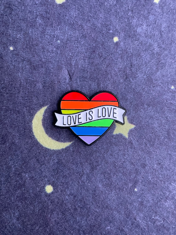 LOVE IS LOVE pin