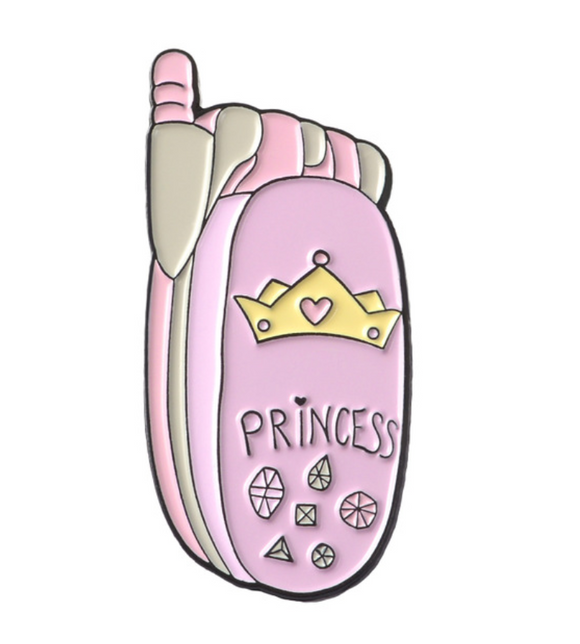 PRINCESS FLIP PHONE pin
